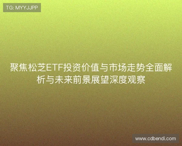 聚焦松芝ETF投资价值与市场走势全面解析与未来前景展望深度观察